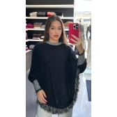 Poncho Jade - Preto