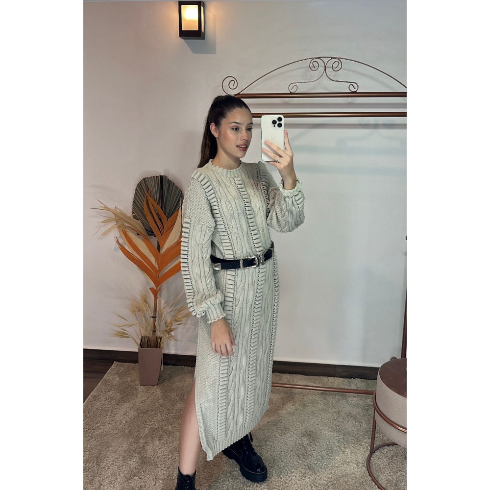 Vestido Marcela - Areia