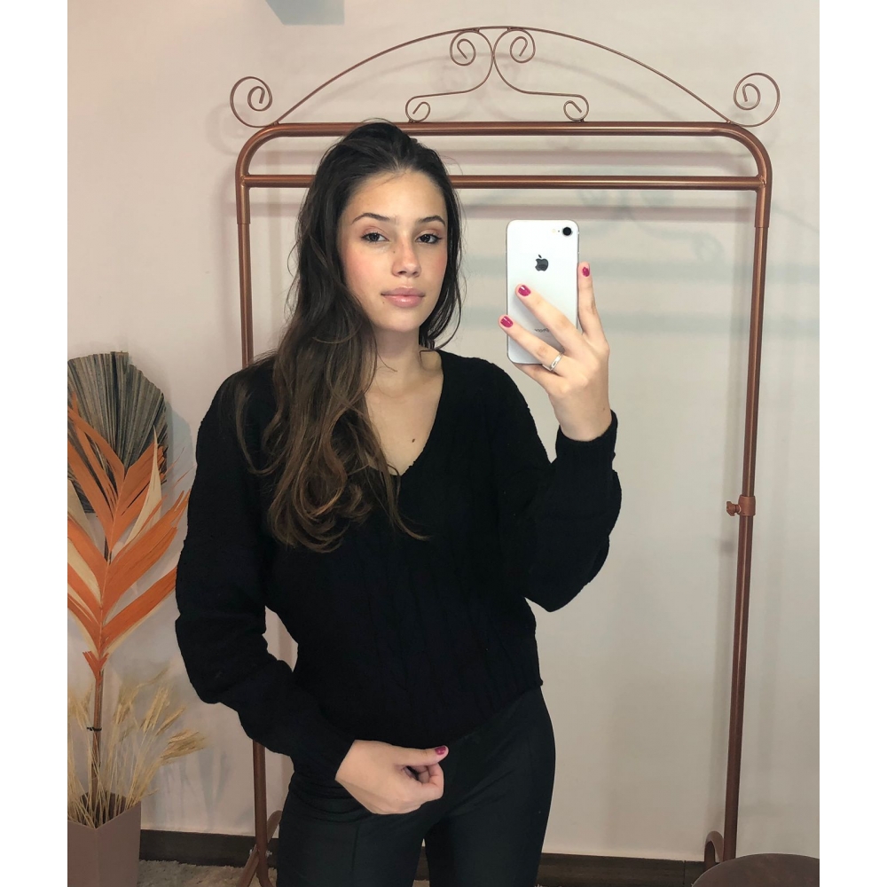 Blusa Bruna Mulit - Preto