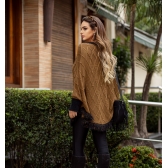 Poncho Jade - Couro