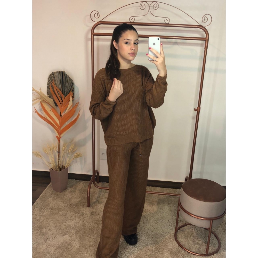 Conjunto Brenda - Couro