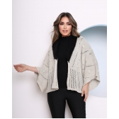 Capa com Angora - Areia