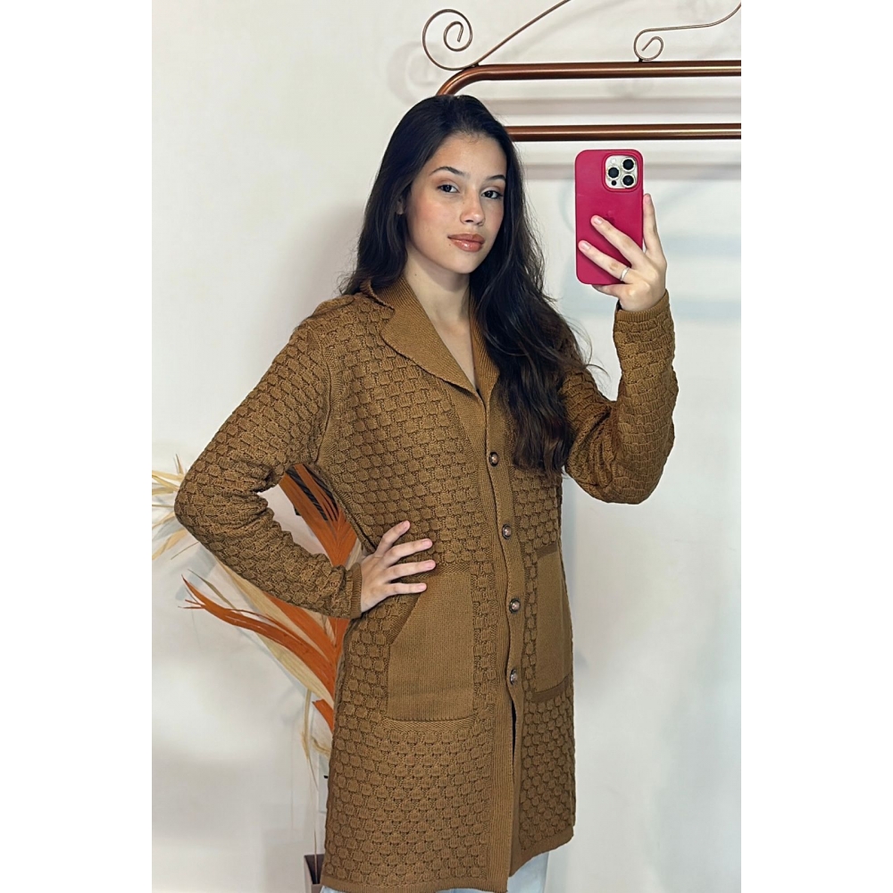 Blazer Gislaine - COURO