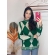Blusa Jacquar Pipoca - Verde Bandeira