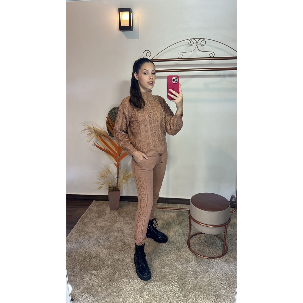 Conjunto Jeane - Bege