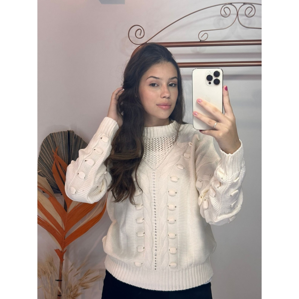 Blusa Cristal - off