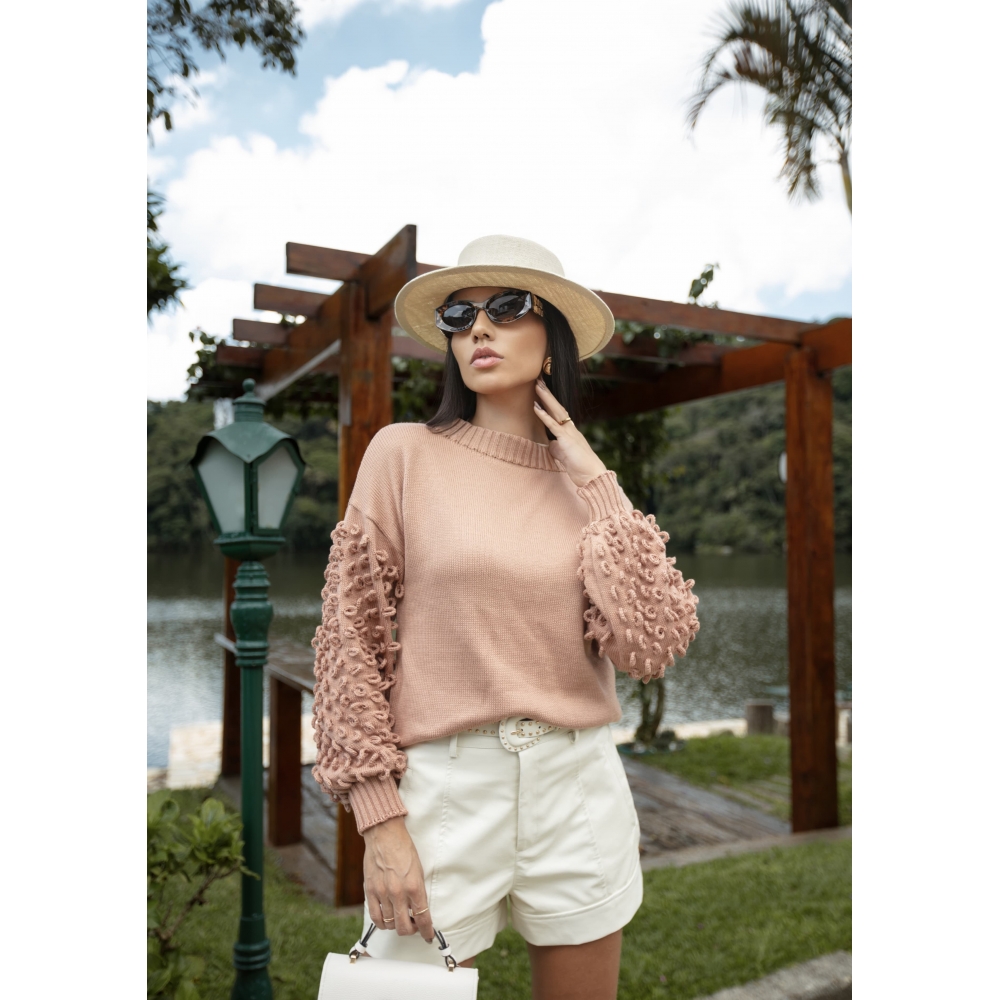 Blusa Denise - Bege