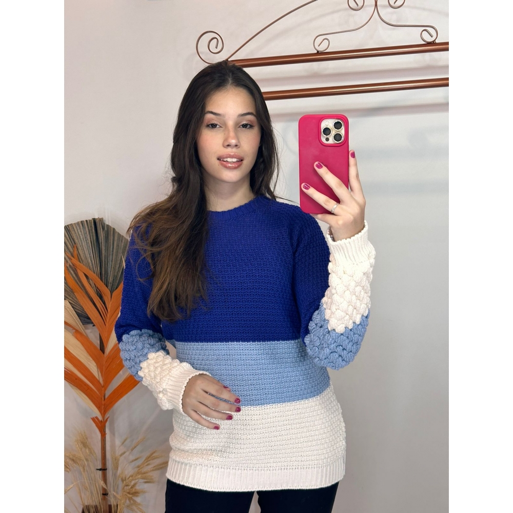 Blusa Emanuela - Azul Bic