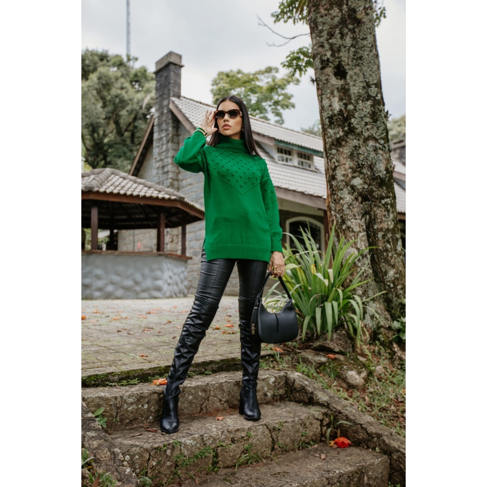 Blusa Cintia - Verde Bandeira