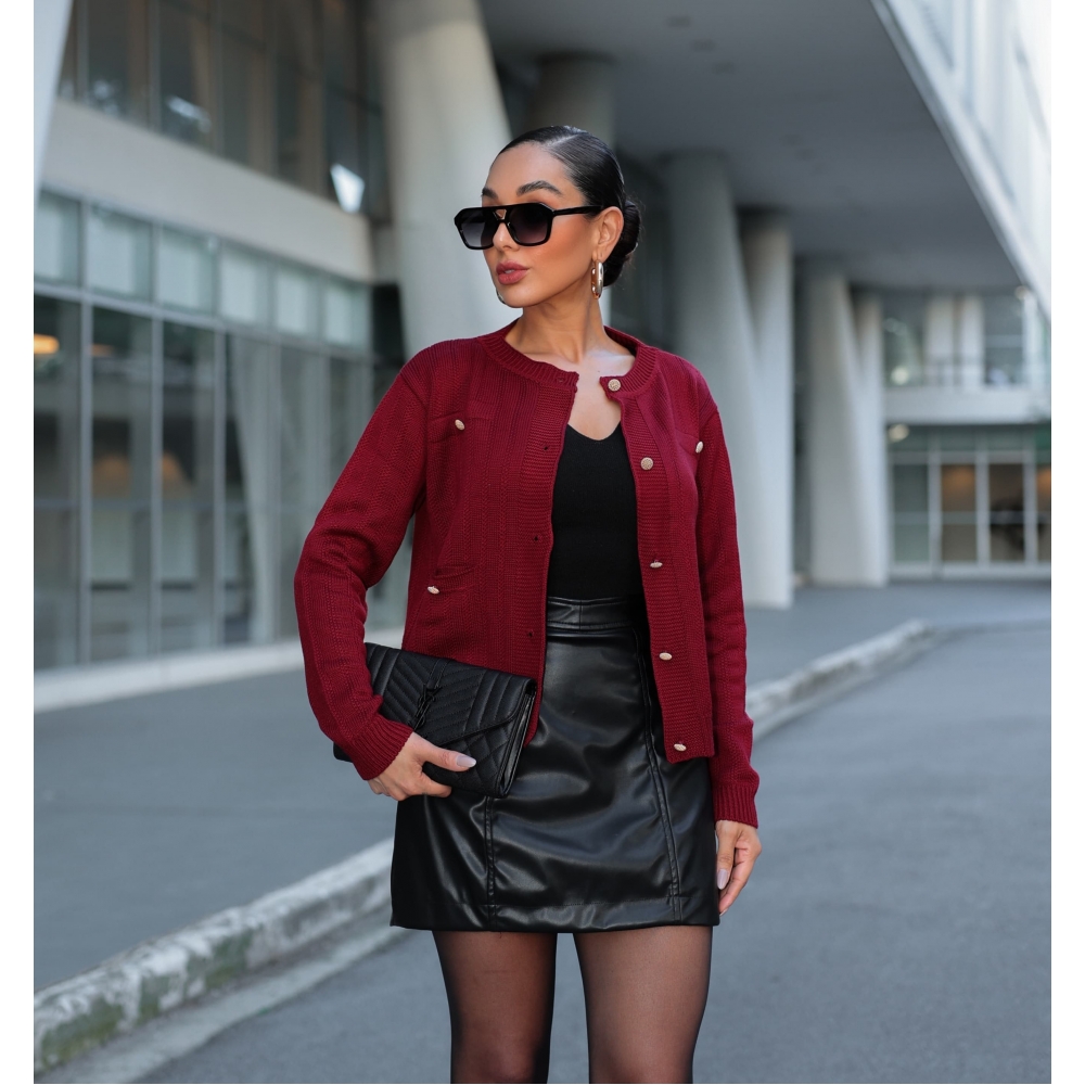 Casaco Livia - Vermelho