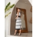 Vestido Modal Bani - Preto com Branco