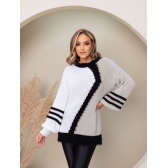 Blusa Edna - Branco com Areia