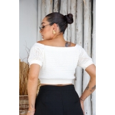 Cropped Mirela - Branco