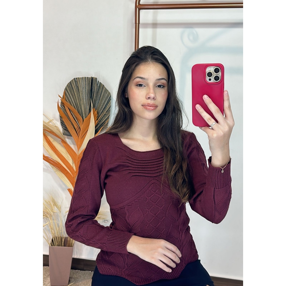 Blusa Célia - Marsala