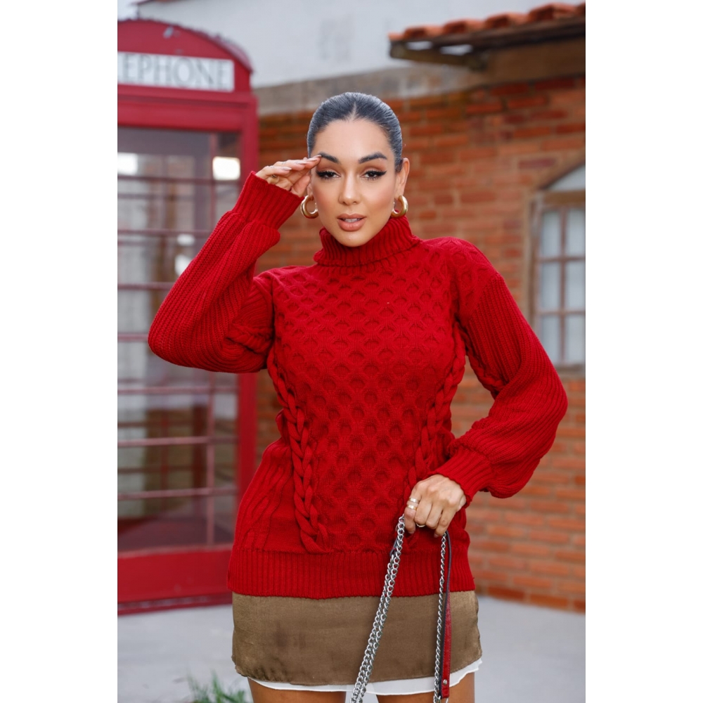 Blusa Rochelle - Vermelho