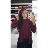 Blusa Babado - Marsala