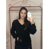 Blusa Canguru - Preto