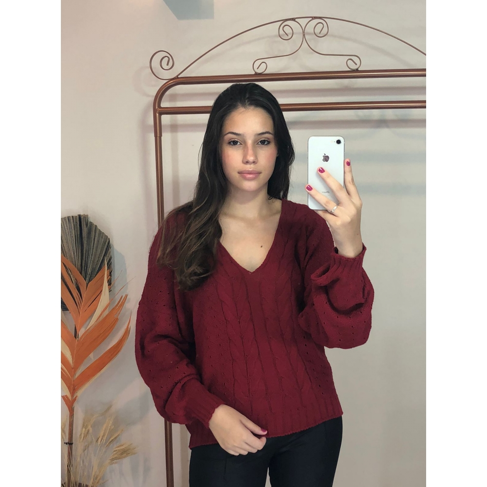 Blusa Bruna Mulit - Vermelho