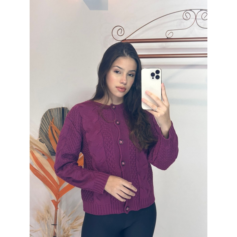 Casaco Esmeralda - Pink Dália