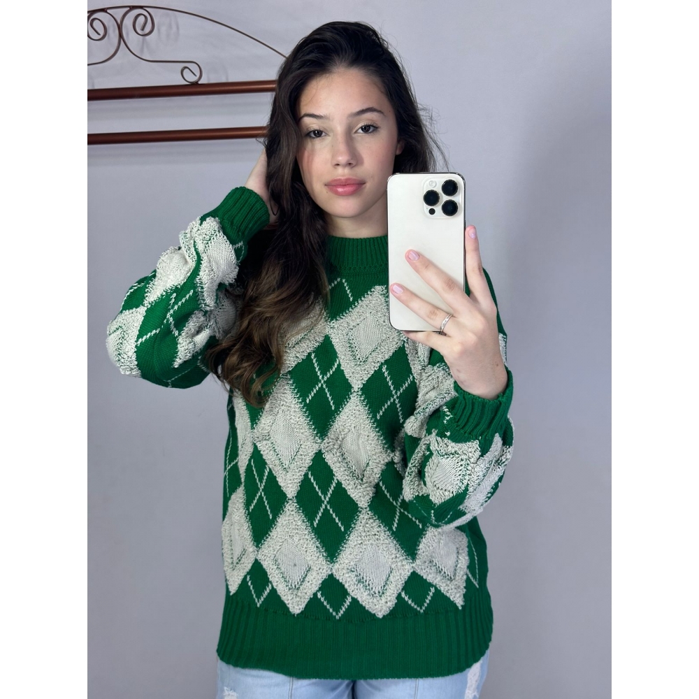 Blusa Diana - Verde Bandeira