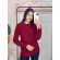 Blusa Aline No Rayon - Vermelho