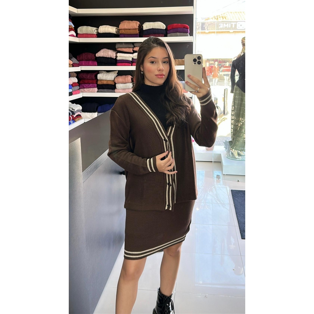 Conjunto Maite - Marrom