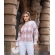 Blusa Diana - Branco c/ Rosa