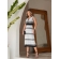 Vestido Modal Bani - Preto com Branco